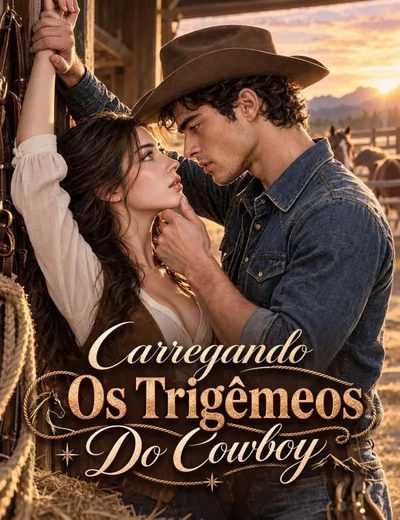 Capa da minissérie Carregando os Trigêmeos do Cowboy