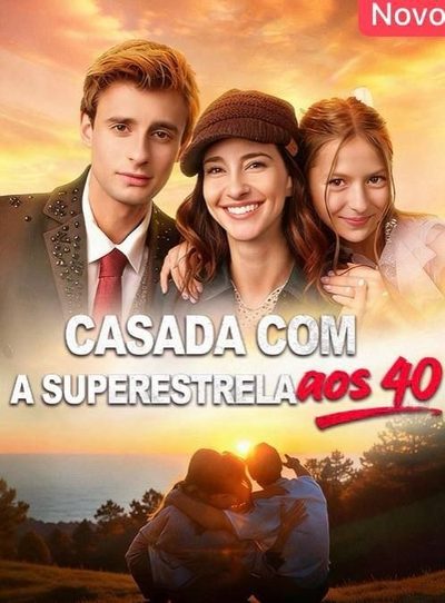 Capa da minissérie Casada com a Superestrela Aos 40