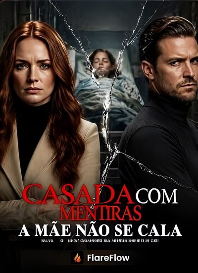 Capa da minissérie Casada com Mentiras a Mãe Não Se Cala