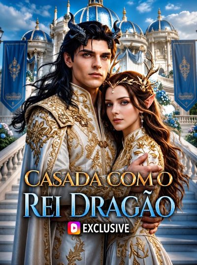 Capa da minissérie Casada Com O Rei Dragão - IA