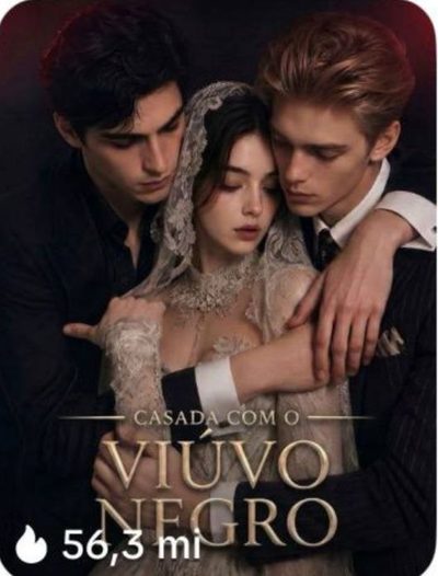 Capa da minissérie Casada com o Viúvo Negro