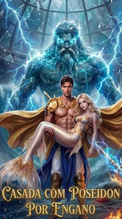 Capa da minissérie Casada com Poseidon por Engano
