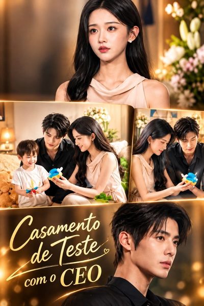 Capa da minissérie Casamento de Teste com o CEO