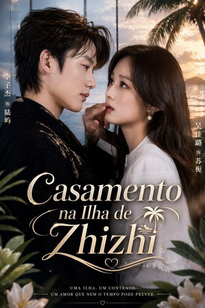 Capa da minissérie Casamento na Ilha de Zhizhi PRESA AO MEU MARIDO