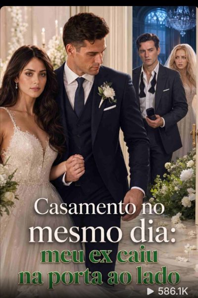 Capa da minissérie Casamento no Mesmo Dia: Meu Ex Caiu na Porta ao Lado