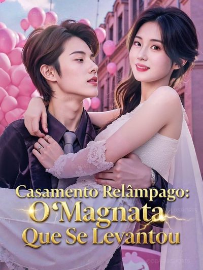 Capa da minissérie Casamento Relâmpago: o Magnata que Se Levantou