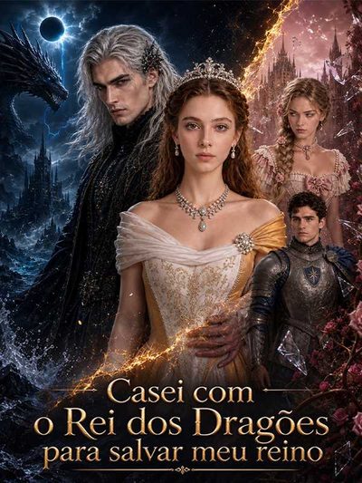 Capa da minissérie Casei com o Rei dos Dragões para Salvar Meu Reino