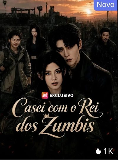 Capa da minissérie Casei com o Rei dos Zumbis