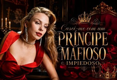 Capa da minissérie Casei-me com um Príncipe Mafioso Impiedoso I Married a Ruthless Mafia Prince