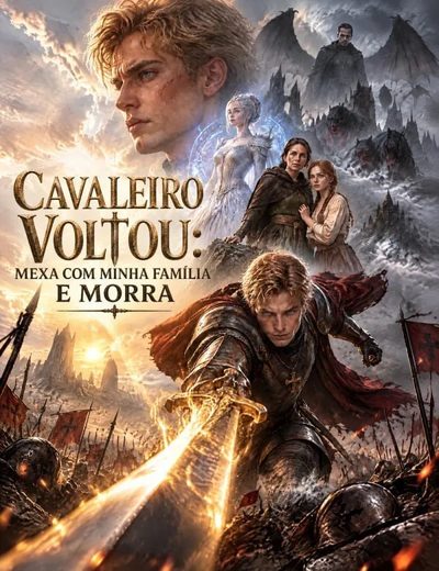 Capa da minissérie Cavaleiro Voltou: Mexa com Minha Família e Morra -