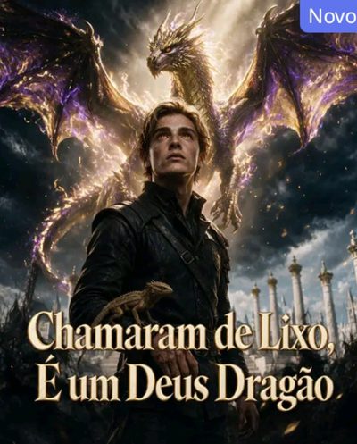 Capa da minissérie Chamaram de Lixo, É um Deus Dragão