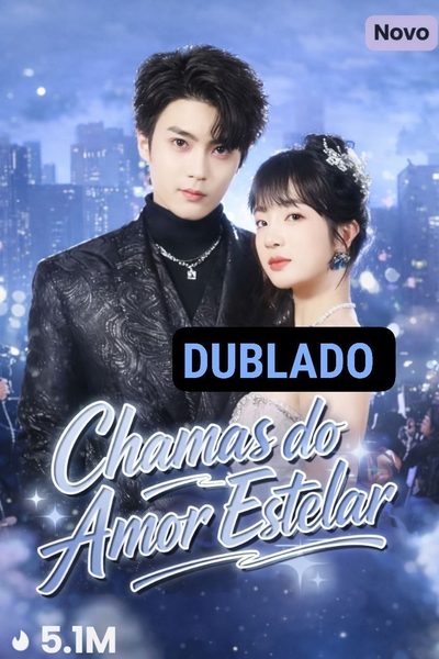 Capa da minissérie Chamas do Amor Estelar