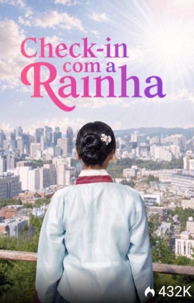 Capa da minissérie Check-in com a Rainha