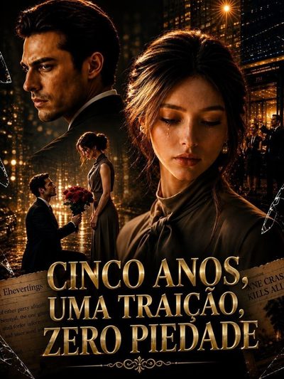Capa da minissérie Cinco Anos, uma Traição. Zero Piedade