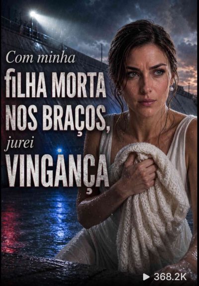 Capa da minissérie Com Minha Filha Morta Nos Braços, Jurei Vingança