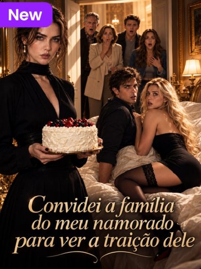 Capa da minissérie Convidei a Família do Meu Namorado para Ver a Traição Dele -