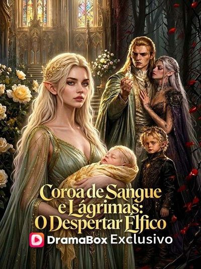 Capa da minissérie Coroa de Sangue e Lágrimas: o Despertar Élfico