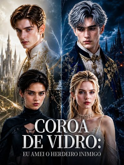 Capa da minissérie Coroa de Vidro: Eu Amei o Herdeiro Inimigo