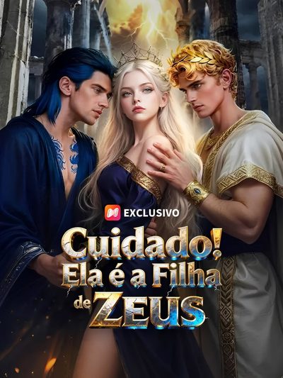 Capa da minissérie Cuidado Ela É Filha de Zeus