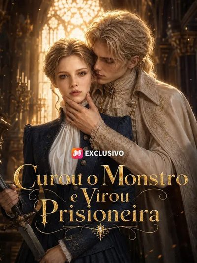 Capa da minissérie Curou o Monstro e Virou Prisioneira