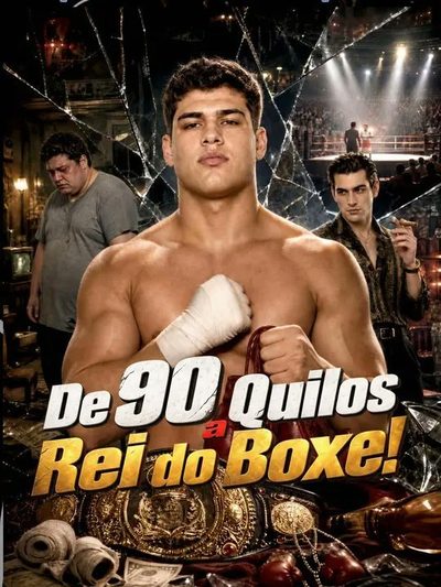 Capa da minissérie De 90 Quilos a Rei do Boxe!