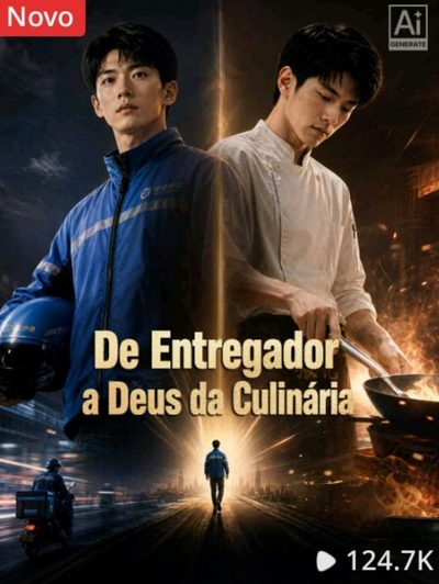 Capa da minissérie De Entregador a Deus da Culinária