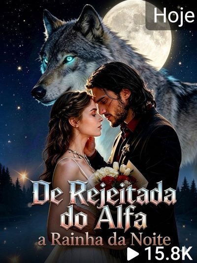 Capa da minissérie 🐺 | de Rejeitada do Alfa a Rainha da Noite