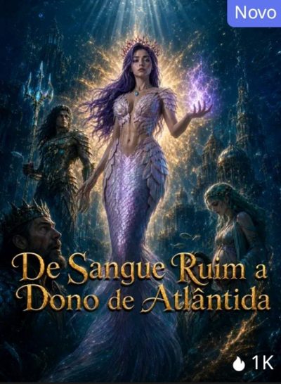 Capa da minissérie De Sangue Ruim a Dono de Atlântida