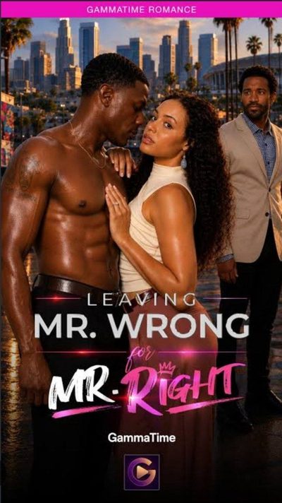 Capa da minissérie DEIXANDO O SR. ERRADO PARA FICAR COM O SR. CERTO LEAVING MR. WRONG FOR MR. RIGHT Legenda exclusiva