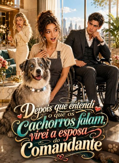 Capa da minissérie Depois que Entendi que os Cachorros Falam Virei a Esposa do Comandante