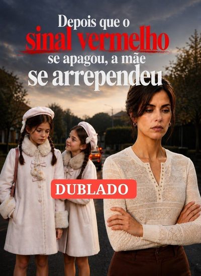 Capa da minissérie ☄️ Depois que o Sinal Vermelho Se Apagou, a Mãe Se Arrependeu