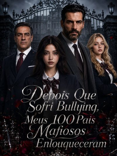Capa da minissérie Depois que Sofri Bullying, Meus 100 Pais Mafiosos Enlouqueceram