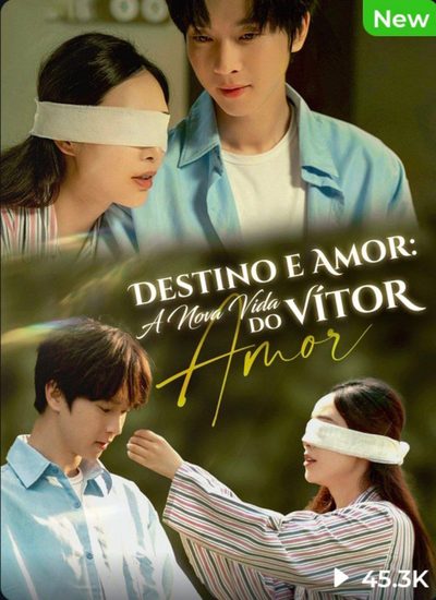 Capa da minissérie Destino e Amor: a Nova Vida do Vítor 🫰🏼