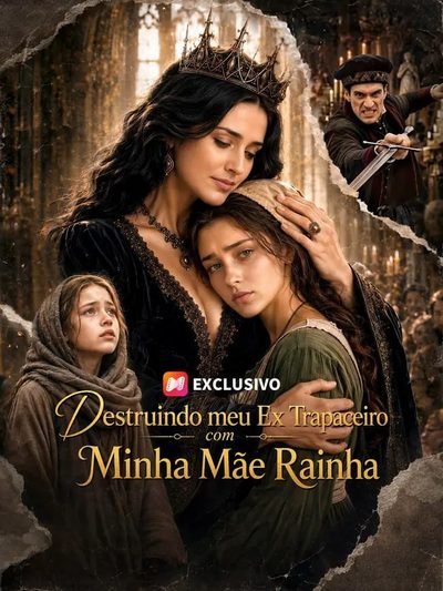 Capa da minissérie Destruindo Meu Ex Trapaceiro com Minha Mãe Rainha
