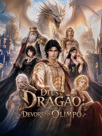 Capa da minissérie Deus Dragão Devorei o Olimpo