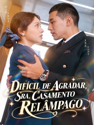 Capa da minissérie Difícil de Agradar, Sra. Casamento Relâmpago