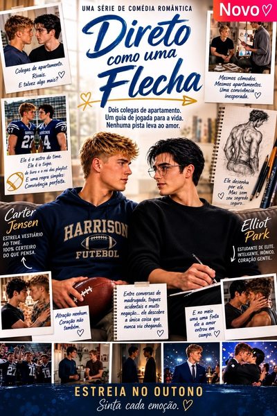 Capa da minissérie Direto Como uma Flecha Bl �