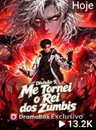 Capa da minissérie Divisão 9 Me Tornei o Rei dos Zumbis