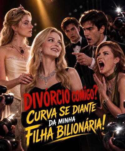 Capa da minissérie Divórcio Comigo? Curva - Se Diante da Minha Filha Bilionária