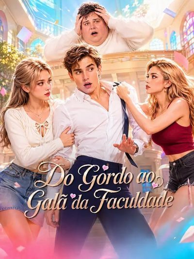 Capa da minissérie Do Gordo a Galã da Faculdade