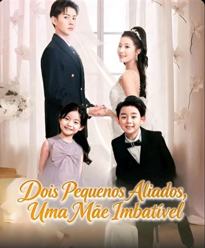 Capa da minissérie Dois Pequenos Aliados, uma Mãe Imbatível