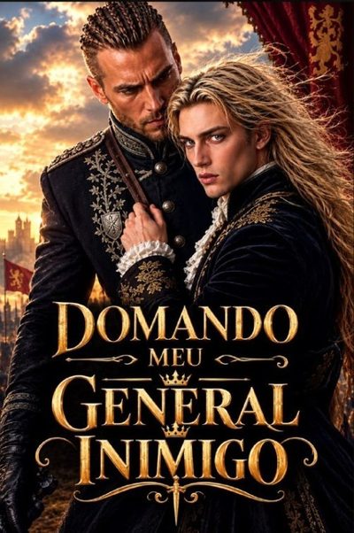 Capa da minissérie Domando Meu General Inimigo - Lgbt Bl