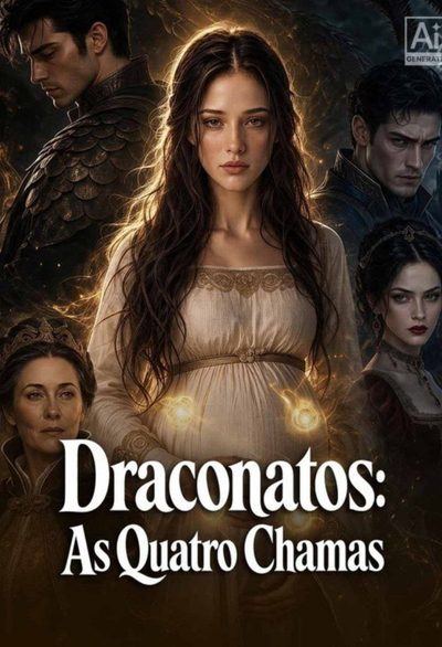 Capa da minissérie Draconatos as Quatro Chamas Nascido do Dragão as Quatro Chamas