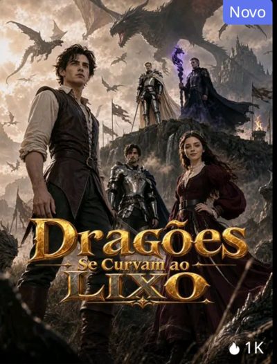 Capa da minissérie Dragão Se Curvam ao Lixo