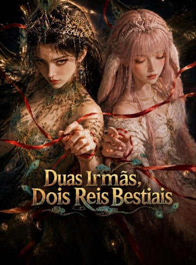 Capa da minissérie Duas Irmãs, Dois Reis Bestiais