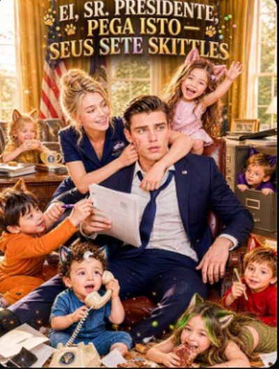 Capa da minissérie Ei, Sr. Presidente, Pega Isso - Seus Sete Skittles
