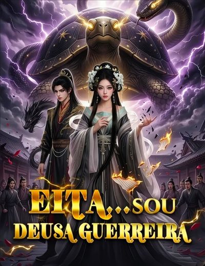 Capa da minissérie Eita...sou Deusa Guerreira