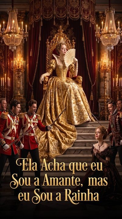 Capa da minissérie Ela Acha que eu Sou a Amante, mas eu Sou a Rainha