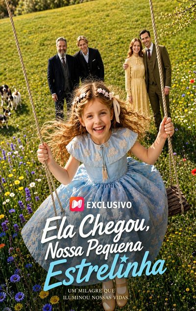 Capa da minissérie Ela Chegou Nossa Pequena Estrelinha