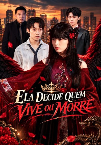 Capa da minissérie Ela Decide Quem Vive Ou Morre
